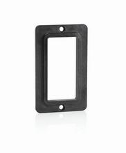 Leviton 3060-E - OUTLET BOX COVER SINGLE DECORA BLACK
