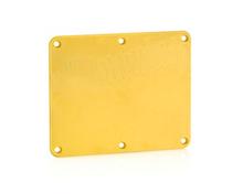 Leviton 3265-Y - 2 GANG BLANK CVR YELLOW