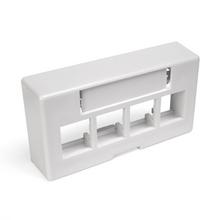 Leviton 49910-EW4 - PLT FRN 4PT XD WH