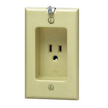Leviton 688-I - CLOCKHNGR OUTLET