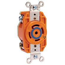Leviton 2810-IG - L21-20R RECEP IG ORANGE