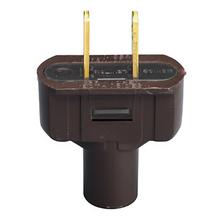 Leviton 48643 - 1-15P NON POLARIZED RESI GRADE BROWN