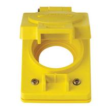 Leviton 60W04 - YL WETGUARD COVER W/GASKET FOR 20A REC