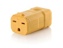 Leviton 15659-VY - 6-15R PYTHON CONN YLW
