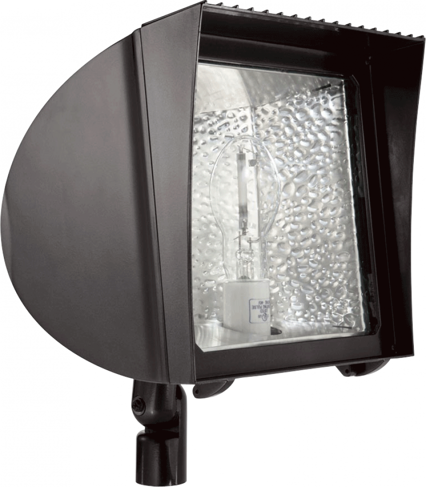 FLOOD 42W CFL QT HPF W/ ARM LAMP PC BZ