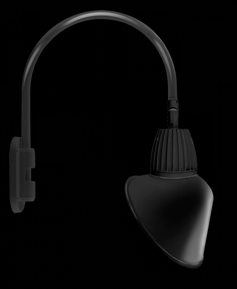 GOOSE 4 13W 4K LED 15&#34; ANG CONE SHADE BK