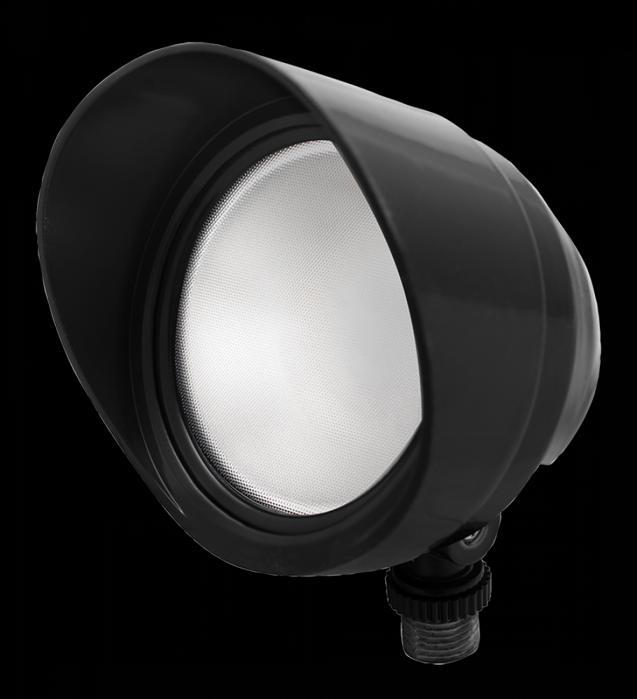 BULLETFLD 12W WARM 120V W/ HOOD BK