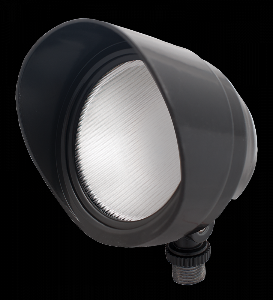 BULLETFLD 12W WARM 120V W/ HOOD BZ