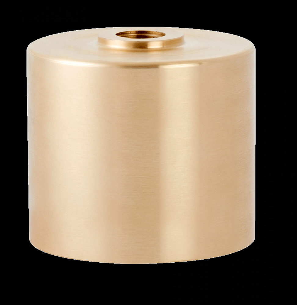 MIGHTY CAP 3&#34; FITS 2 7/8&#34; OD PIPE BRASS
