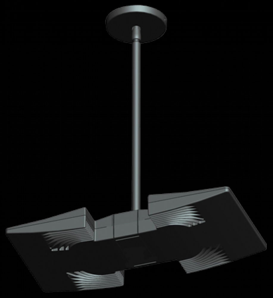 LED PENDANT 2X18W COOL BRONZE UPLI