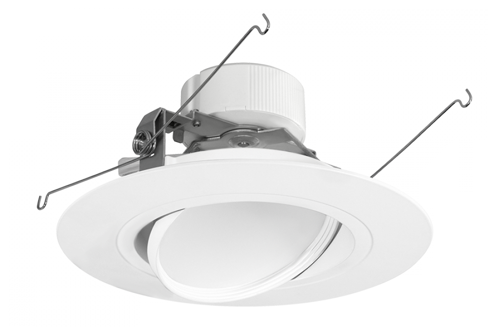 DLED 6&#34; ROUND ADJUSTABLE 14W 3000K WH