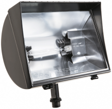 RAB Lighting QF500F - QUARTZ CURVE 500W 120V AND  LAMP BRONZE
