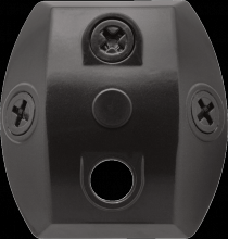 RAB Lighting CU4B - UNIVERSAL COVER 4 HOLE COVER BLACK