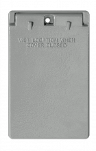RAB Lighting GFI-V - COVER VERTICAL GROUND FAULT