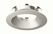 RAB Lighting HATRIM4RBF-SA - HALITE 4' TRIM ROUND BAFFLE SATIN NICKEL