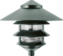 RAB Lighting LL23VG - LAWN LIGHT 4 TIER AND 10 Inch TOP INCA