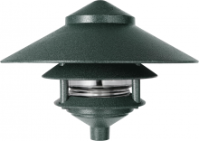 RAB Lighting LL323VG - LAWN LIGHT 3 TIER &  10 Inch  TOP 75W VG
