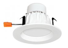 RAB Lighting DLED4R9YY - DLED 4" ROUND 9W 2700K WH
