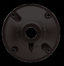RAB Lighting XC1B - COVER HEAVY DUTY 4" 1/2" TAP BLACK