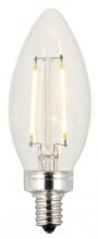 Westinghouse 5063000 - 3W (25WEquiv) B11 Dmbl FilamentLED LtBlb