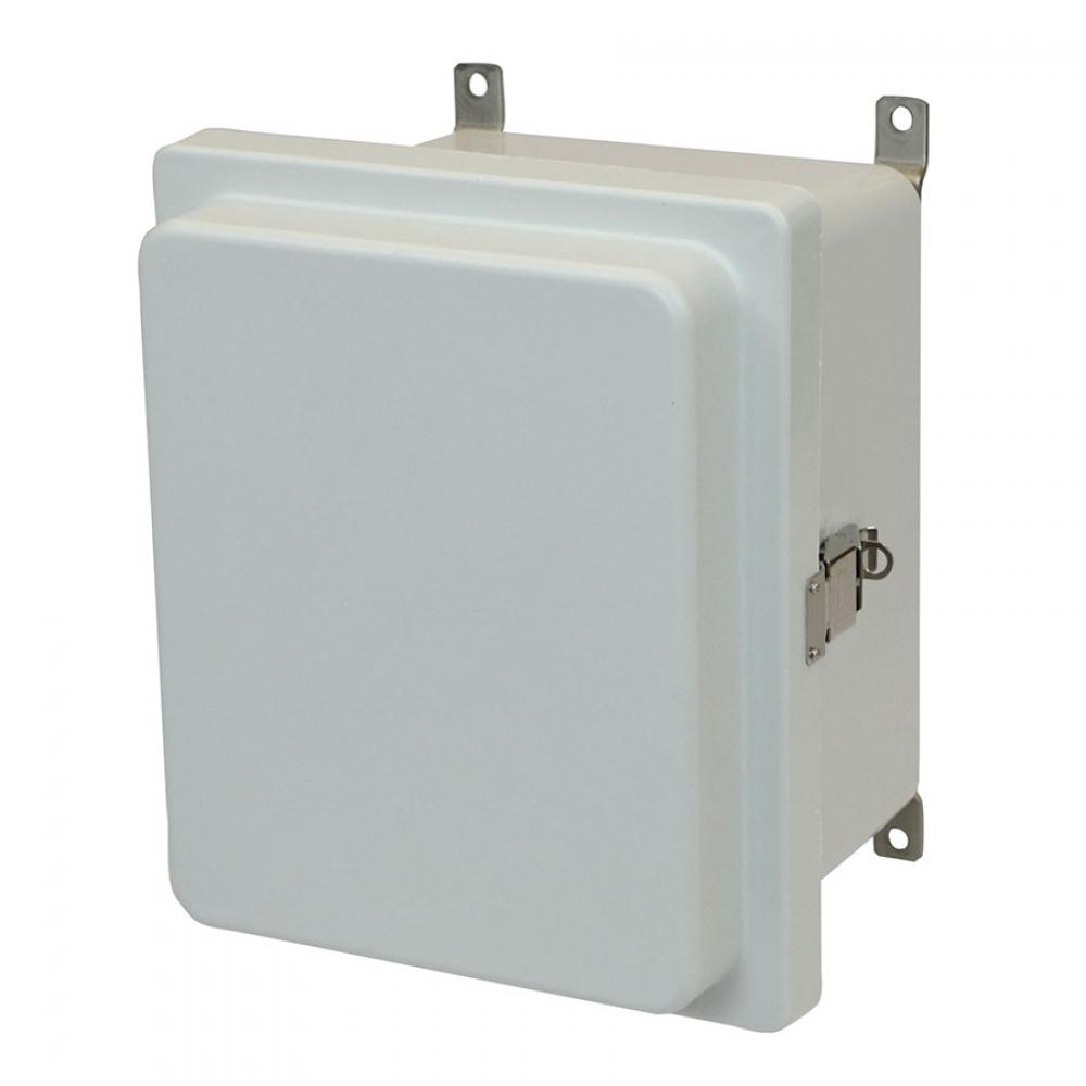 10x8x4 ENCL RAISED SNAP LATCH HNG CVR