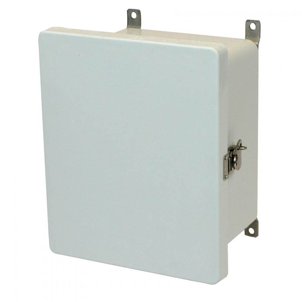 10x8x6 ENCLOSURE TWIST LATCH HINGED CVR