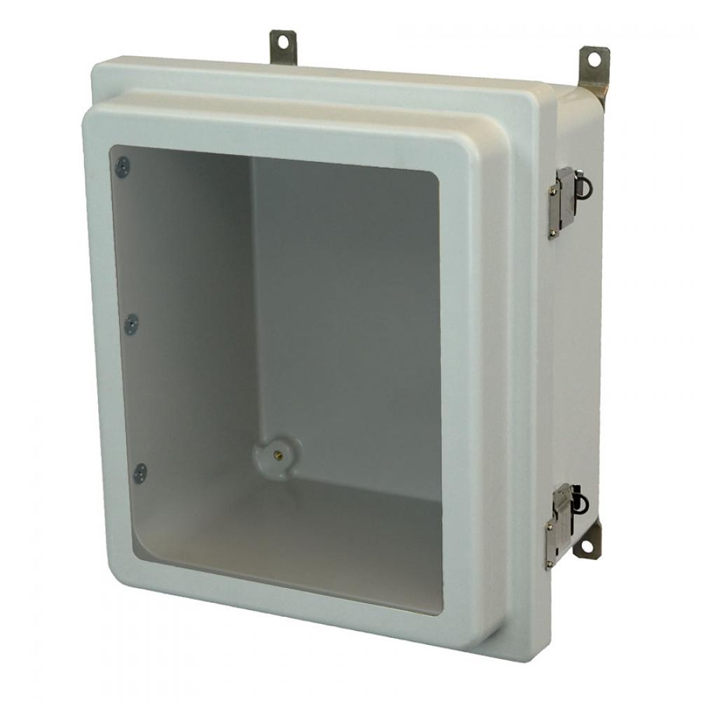 12x10x6 ENCL RSD SNAP LATCH HNG CVR WDW
