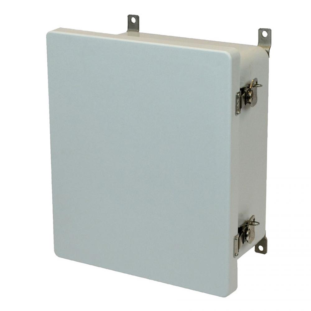 12x10x6 ENCLOSURE TWIST LATCH HINGED CVR