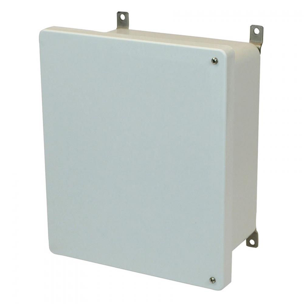 14X12X6 ENCLOSURE HINGED SCR CVR