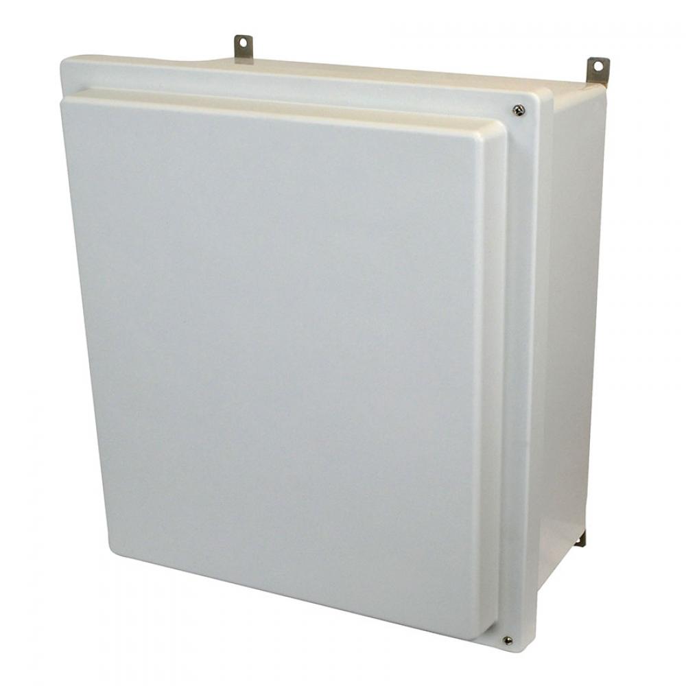 18X16X8 ENCLOSURE RAISED HINGED SCR CVR