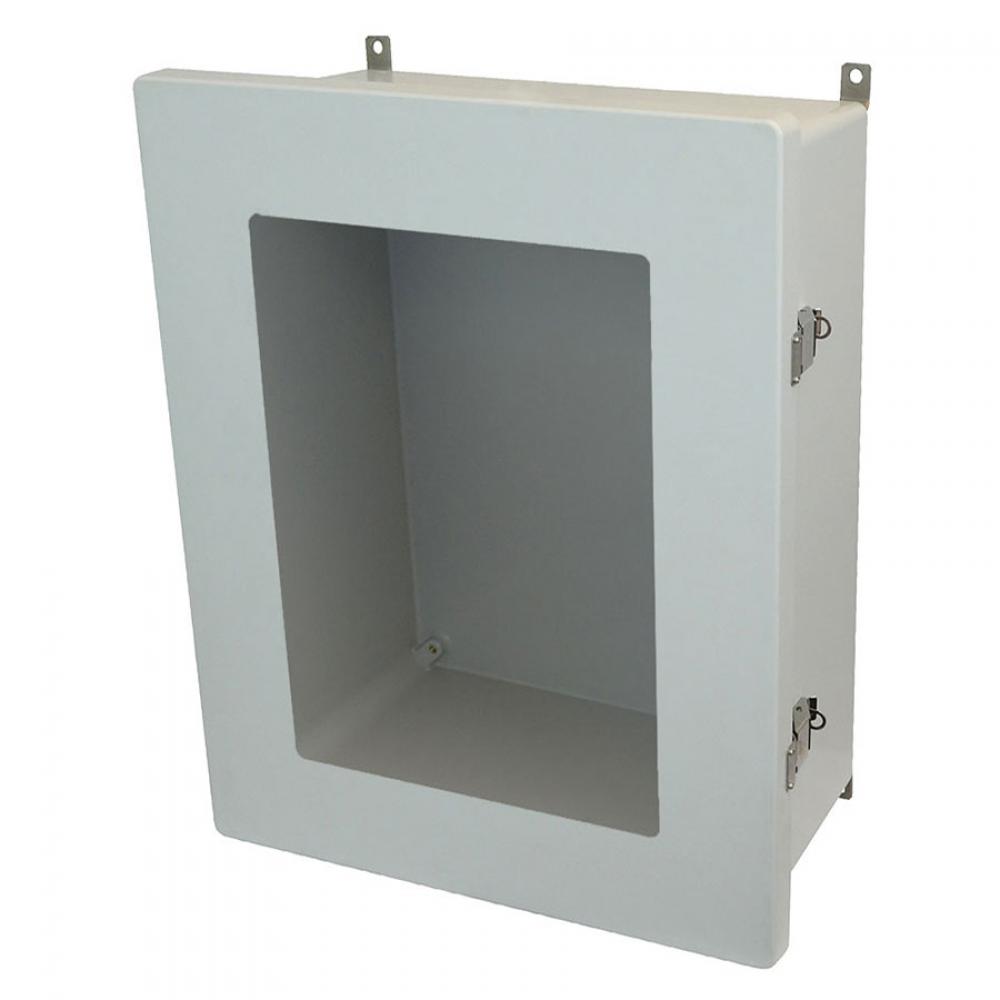 20X16X8 ENCL SNAP LATCH HNG CVR WDW