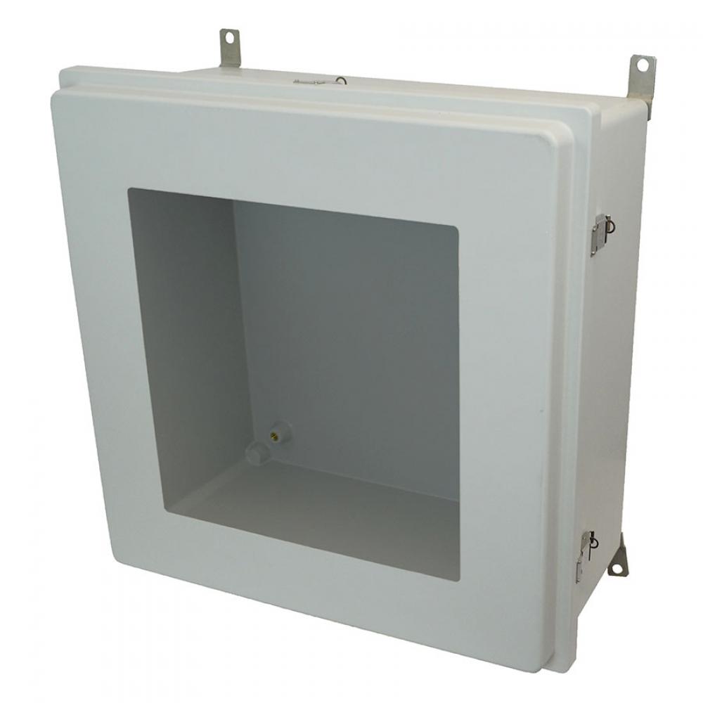 24X24X8 ENCL RSD SNAP LATCH HNG CVR WDW