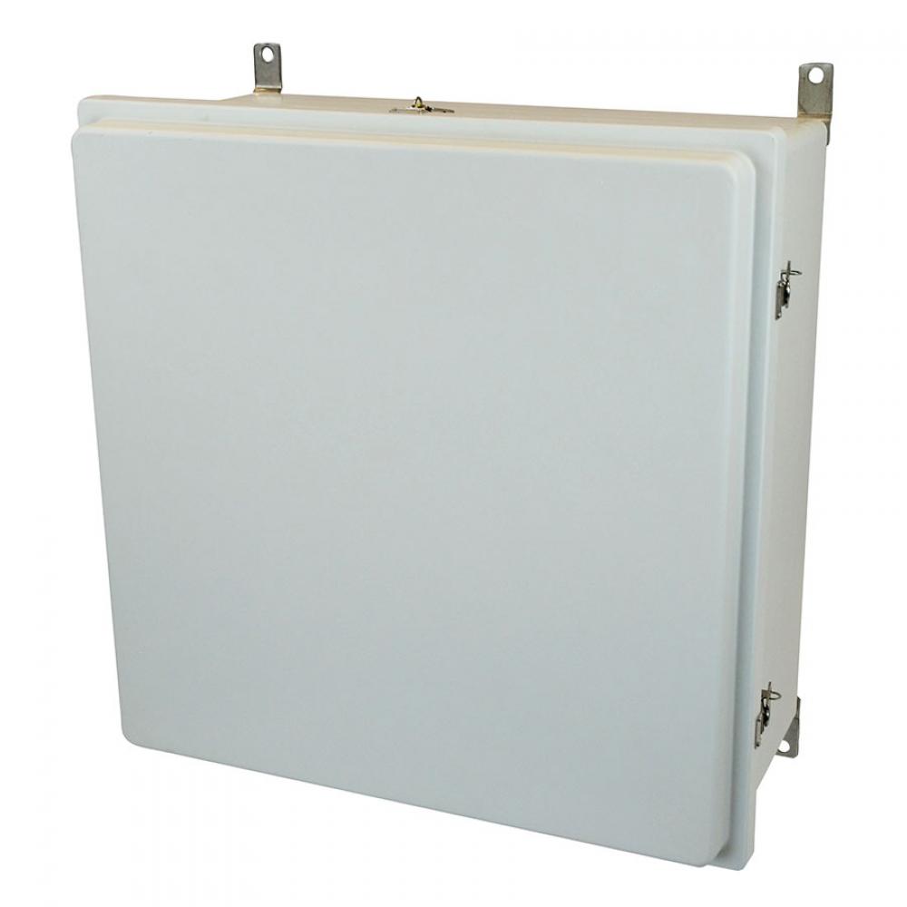 24X24X8 ENCL RSD TWST LATCH HNG CVR