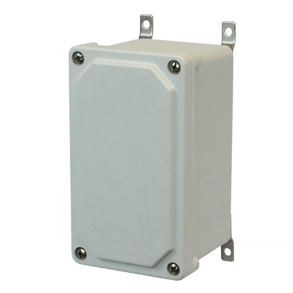 7x4x3 ENCL LIFT-OFF SCR CVR SS MNT FEET