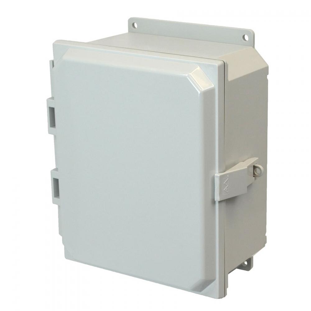 10x8x4 PC ENCL HNG NL CVR FLNG