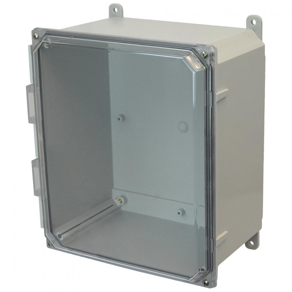 12X10X6 PC ENCL CLEAR SCR CVR FEET