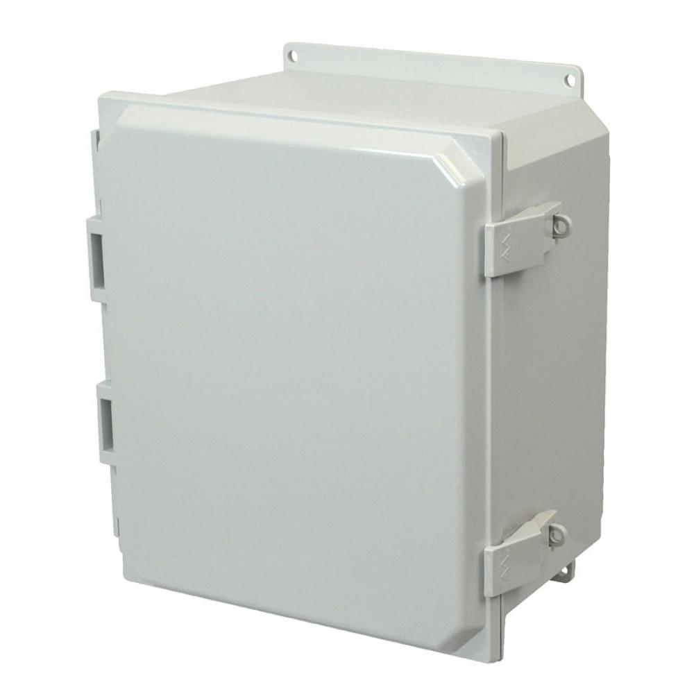 12X10X6 PC ENCL HNG NL CVR FLNG