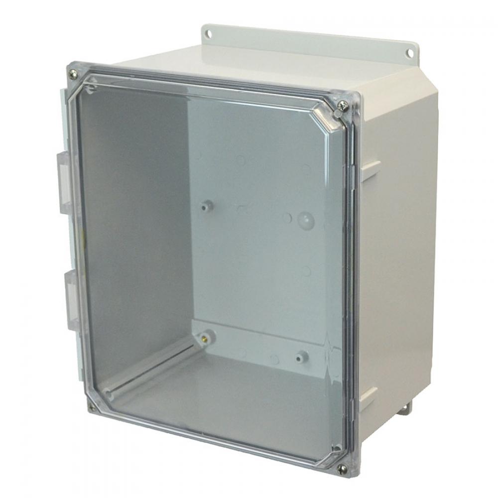 14X12X6 PC ENCL CLEAR SCR CVR FLNG