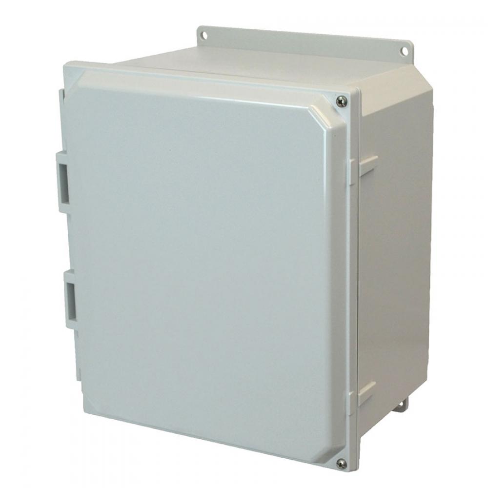 14X12X6 PC ENCL HNG SCR CVR FLNG