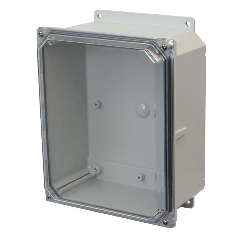 8X6X4 PC ENCL CLEAR SCR CVR FLNG