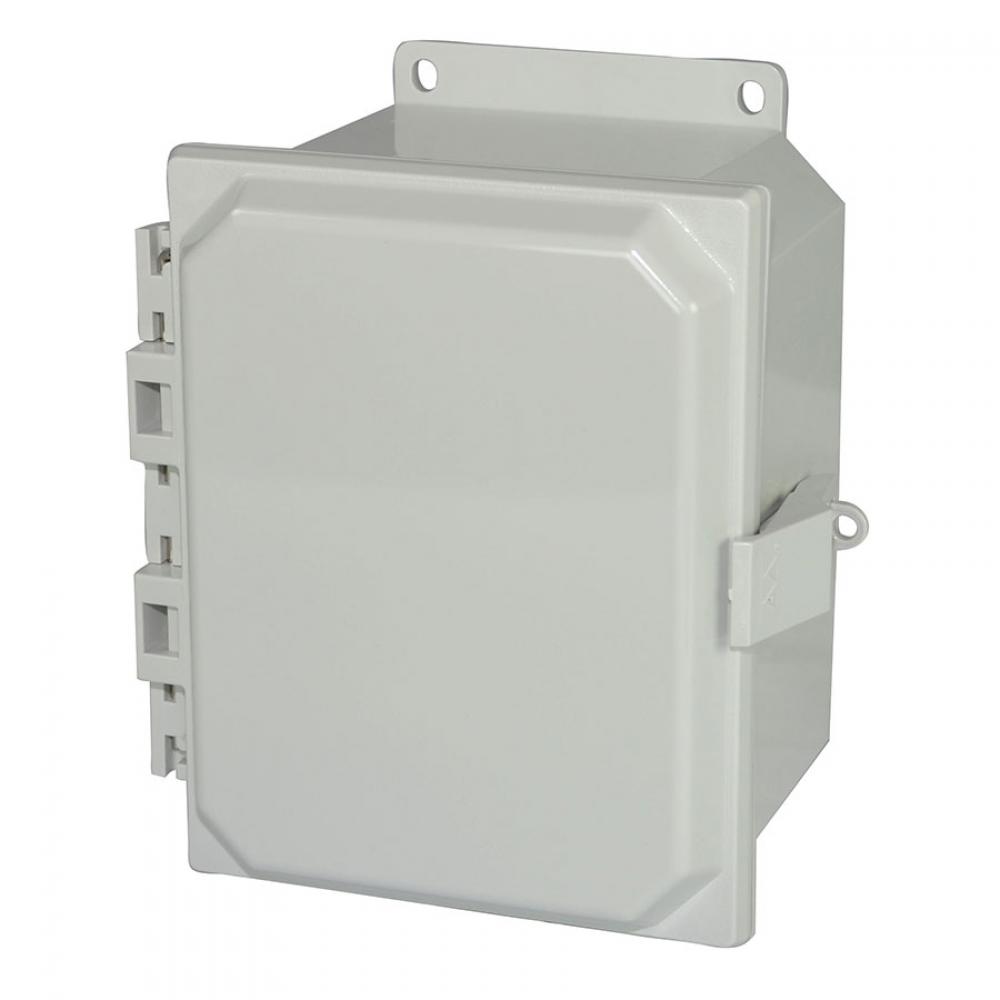 8X6X4 PC ENCL HNG NL CVR FLNG