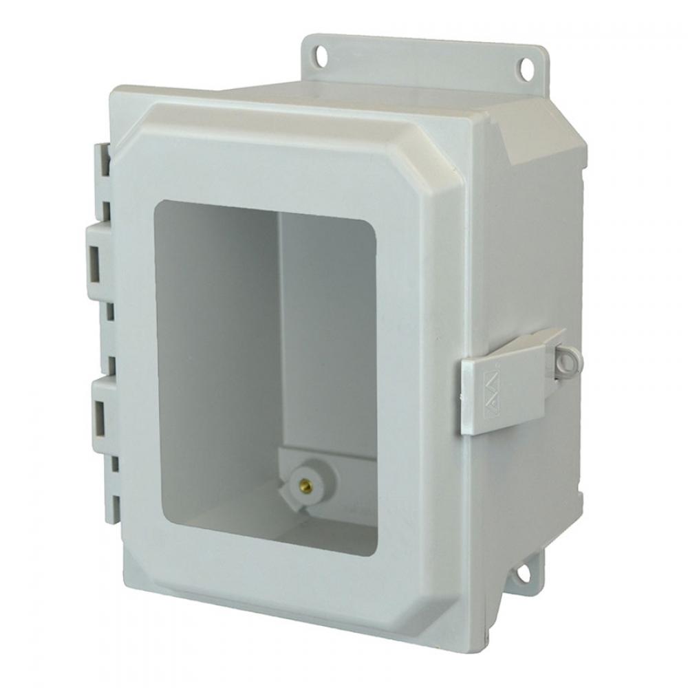 10X8X4 UL ENCL HNG NL WDW CVR FLNG