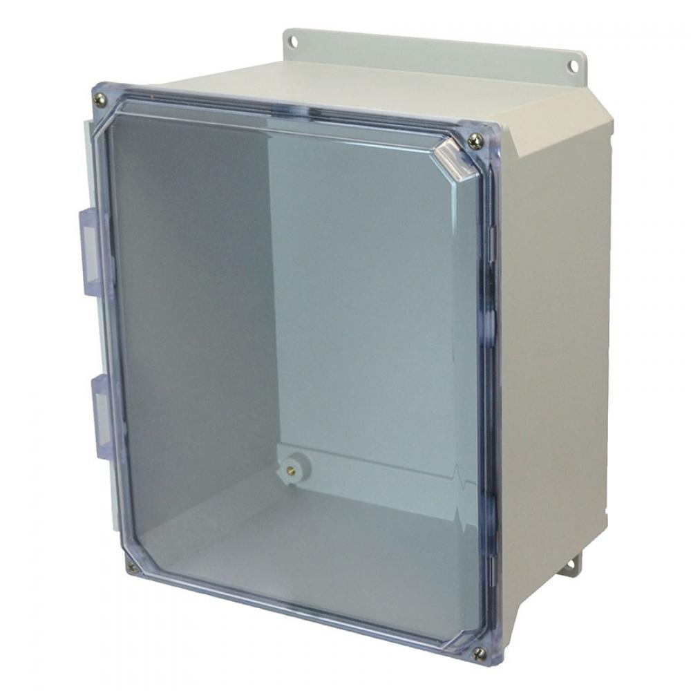 14X12X6 UL ENCL CLEAR SCR CVR FLNG