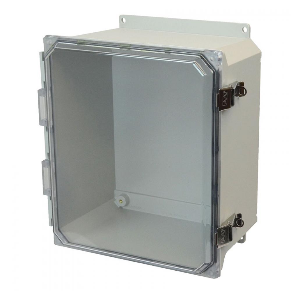 14X12X6 UL ENCL CLEAR HNG SL CVR FLNG