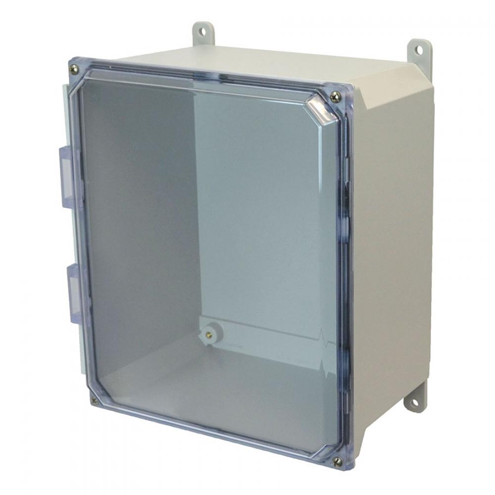 14X12X6 UL ENCL CLEAR SCR CVR FEET