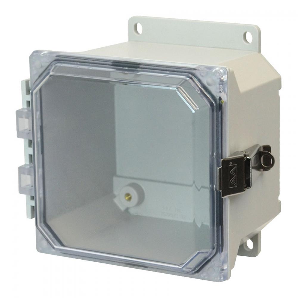 6X6X4 UL ENCL CLEAR HNG SL CVR FLNG