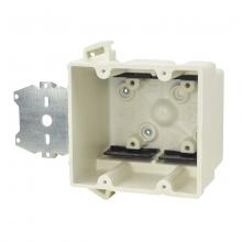Allied Moulded Products 2300-Z4K - 32.5 CI 2G DEVICE BOX 1/2IN HGR KLAMPS