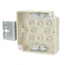 Allied Moulded Products 9339-Z+1C2 - 16 CI 4 IN SQ JBOX WITH HGR CLMPS