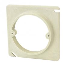 Allied Moulded Products 9347 - 4.8 CI 4 SQ JBOX PLSTR RNG 3-1/2 RND