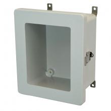 Allied Moulded Products AM1084LW - 10x8x4 ENCL SNAP LATCH HNG CVR WDW